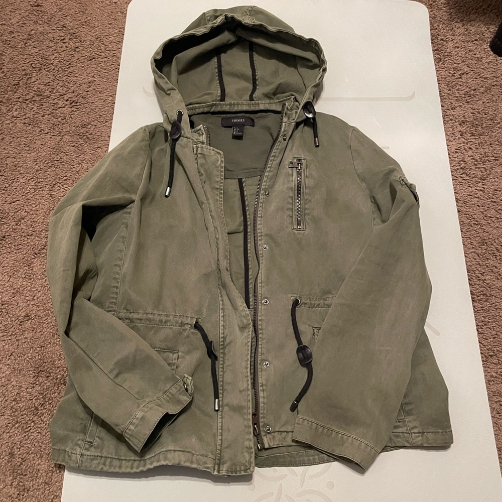 Olive Green Utility Jacket